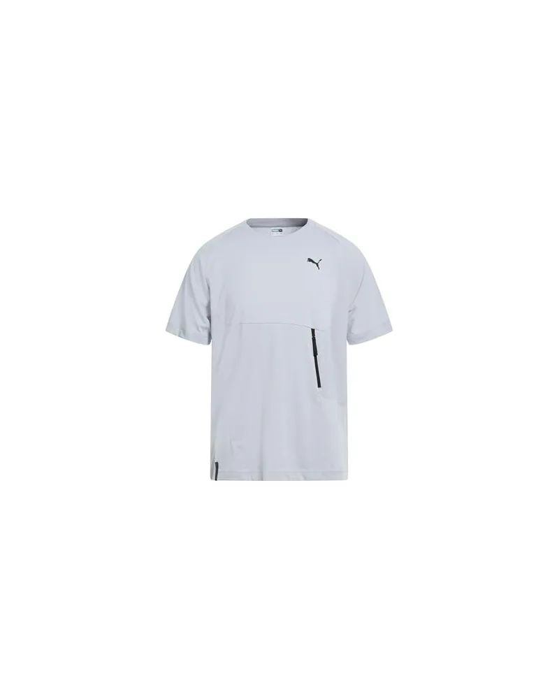 Puma TOPS - T-shirtsauf YOOX.COM Hellgrau