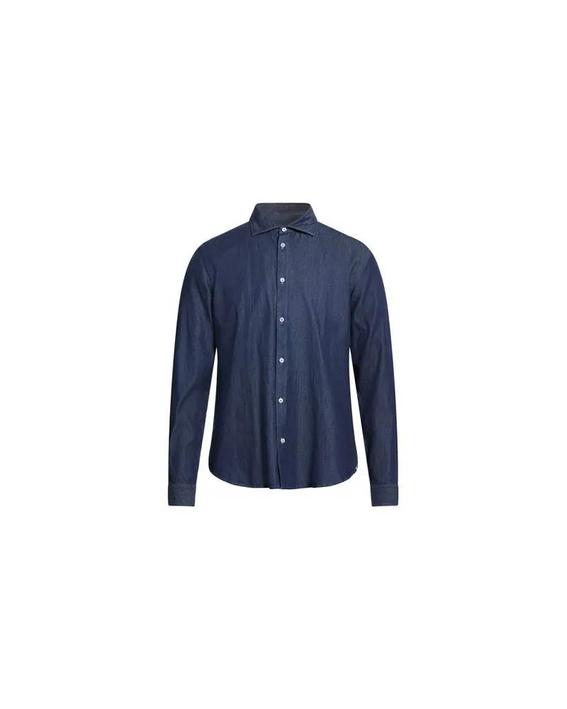 Manuel Ritz TOPS - Jeanshemdenauf YOOX.COM Blau