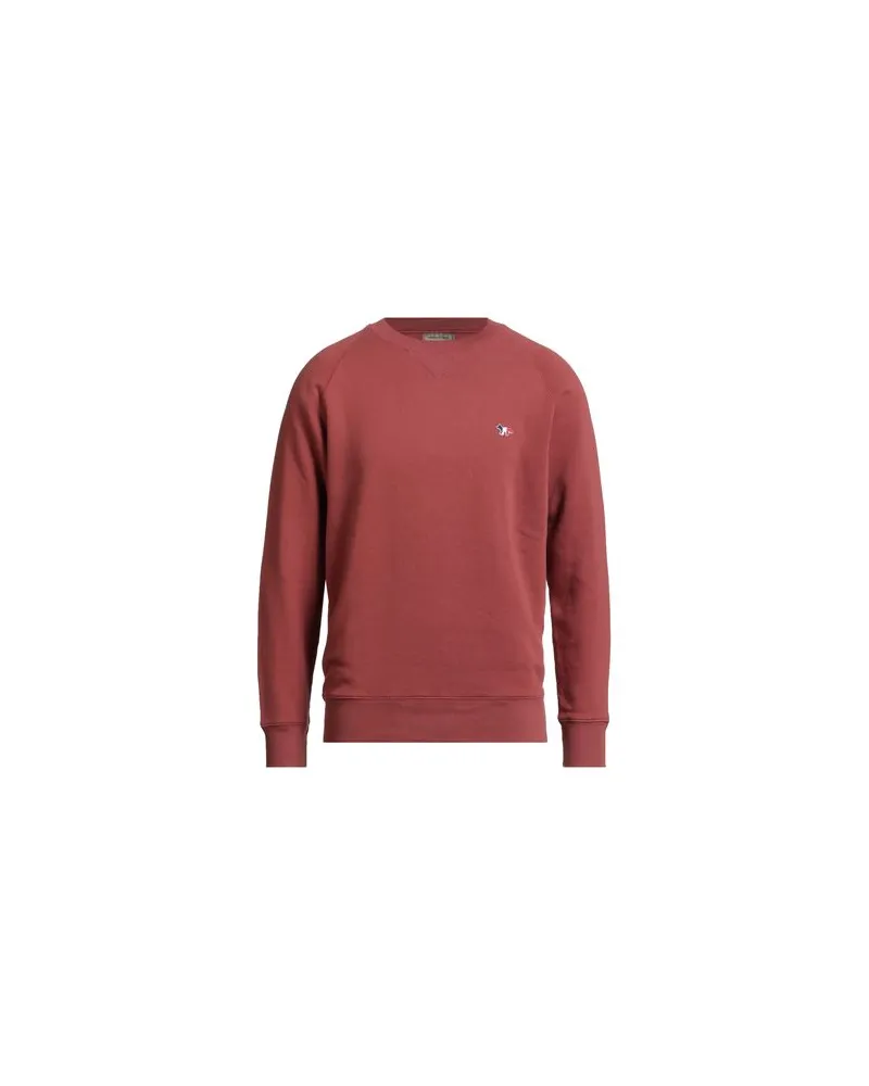 Kitsuné TOPS - Sweatshirtsauf YOOX.COM Ziegelrot