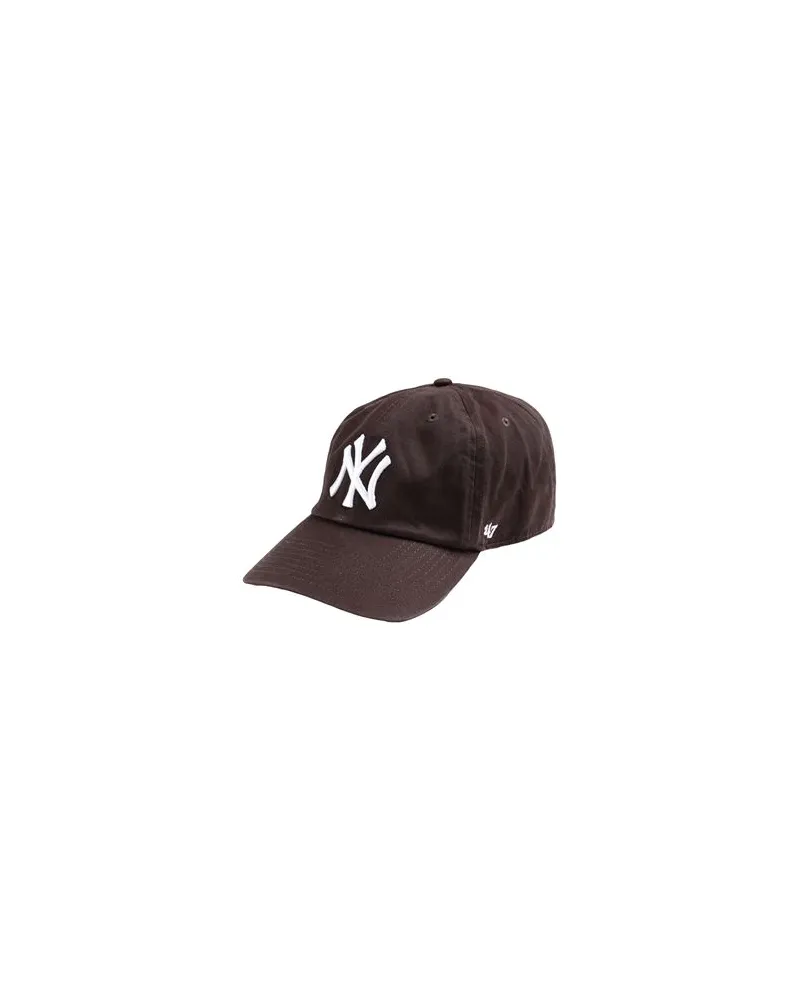 '47 Cappellino Clean Up New York Yankees  - '47 Cappellino Clean Up New York Yankees - ACCESSOIRES - Mützen & Hüteauf YOOX.COM Schokobraun
