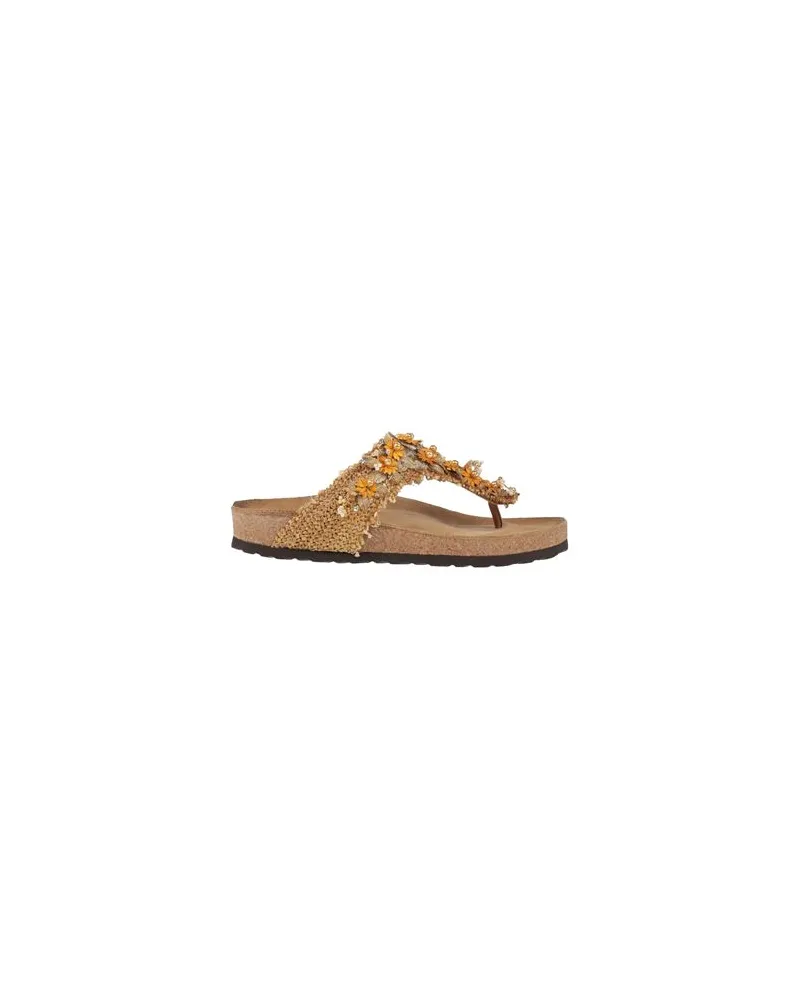 Divine Follie SCHUHE - Zehentrennerauf YOOX.COM Beige