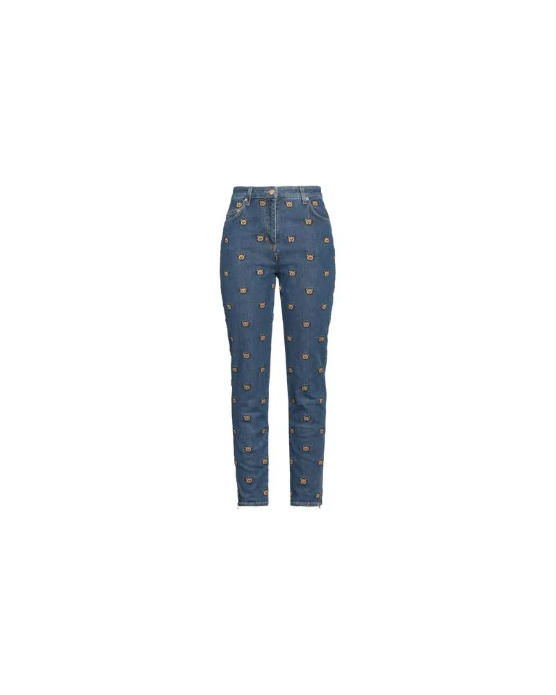 Moschino HOSEN & RÖCKE - Jeanshosenauf YOOX.COM Blau