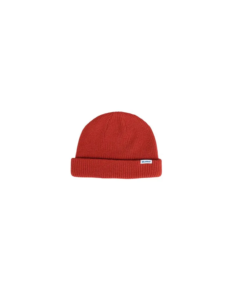 Butter Goods Wharfie Beanie - Wharfie Beanie - ACCESSOIRES - Mützen & Hüteauf YOOX.COM Rot