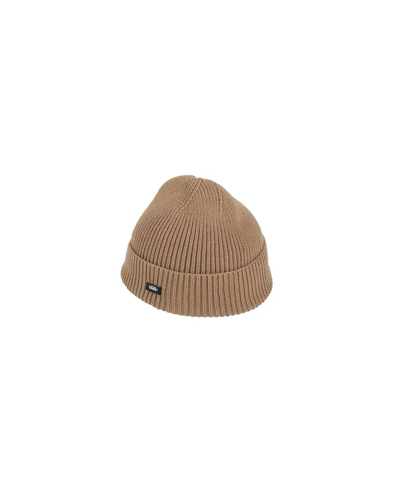 Vans POST SHALLOW CUFF BEANIE  - ACCESSOIRES - Mützen & Hüteauf YOOX.COM Kamel