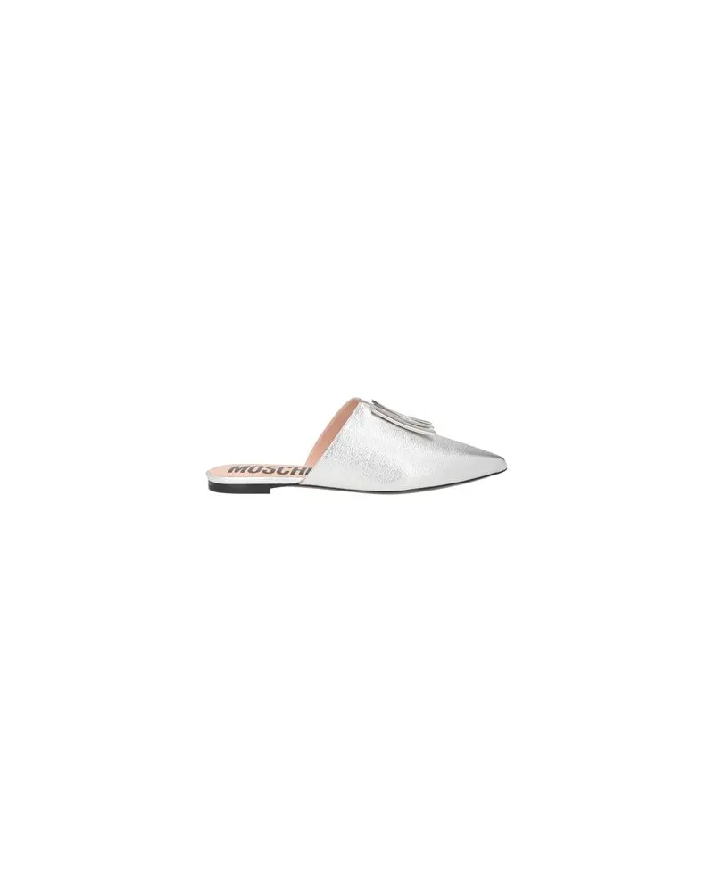 Moschino SCHUHE - Mules & Clogsauf YOOX.COM Silber