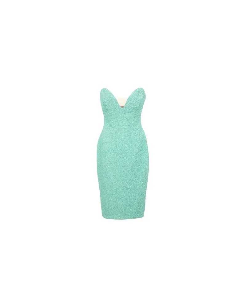 Elisabetta Franchi KLEIDER - Midi-Kleiderauf YOOX.COM Säuregrün