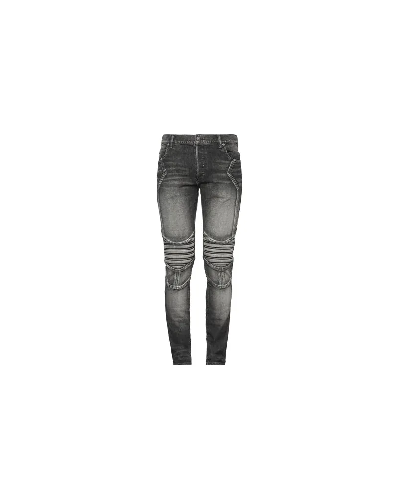 Balmain HOSEN & RÖCKE - Jeanshosenauf YOOX.COM Schwarz