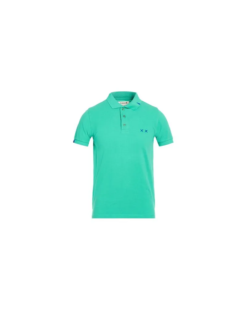 Project E TOPS - Poloshirtsauf YOOX.COM Smaragdgrün