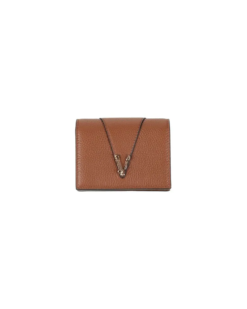 Versace Kleinlederwaren - Brieftaschenauf YOOX.COM Braun