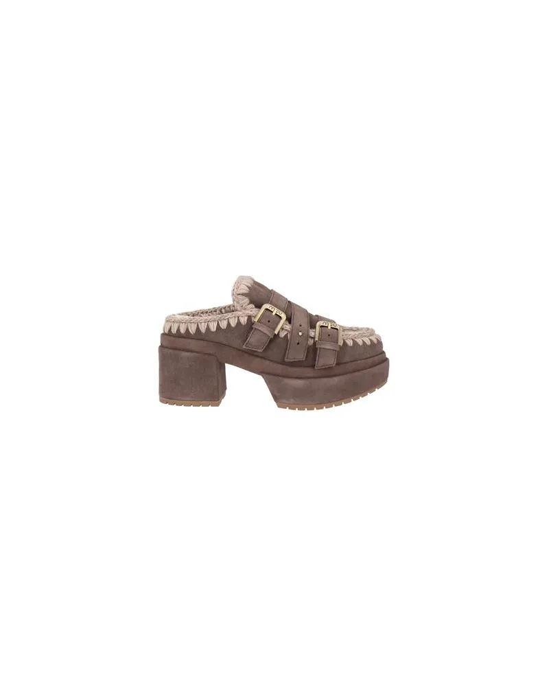 Mou SCHUHE - Mules & Clogsauf YOOX.COM Dunkelbraun