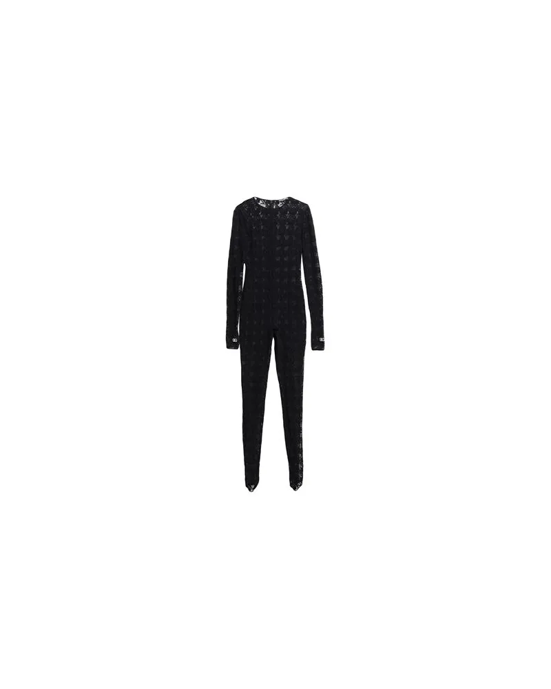 Dolce & Gabbana OVERALLS - Jumpsuitsauf YOOX.COM Schwarz