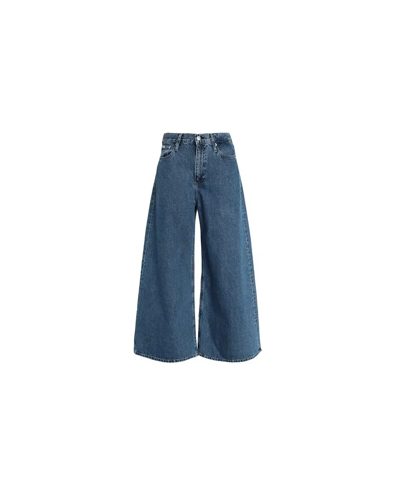 Calvin Klein HOSEN & RÖCKE - Jeanshosenauf YOOX.COM Blau