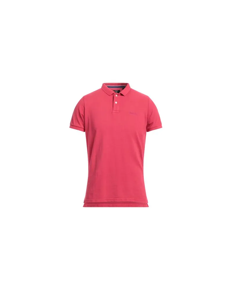 Superdry. TOPS - Poloshirtsauf YOOX.COM Fuchsia