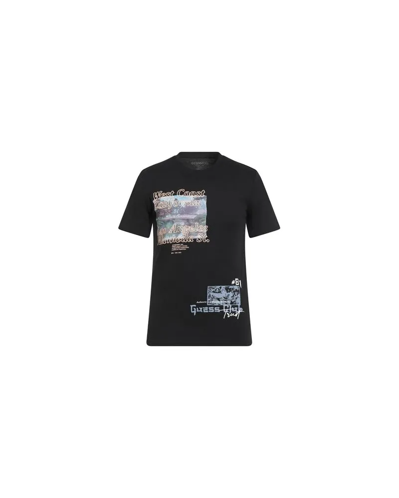 Guess TOPS - T-shirtsauf YOOX.COM Schwarz