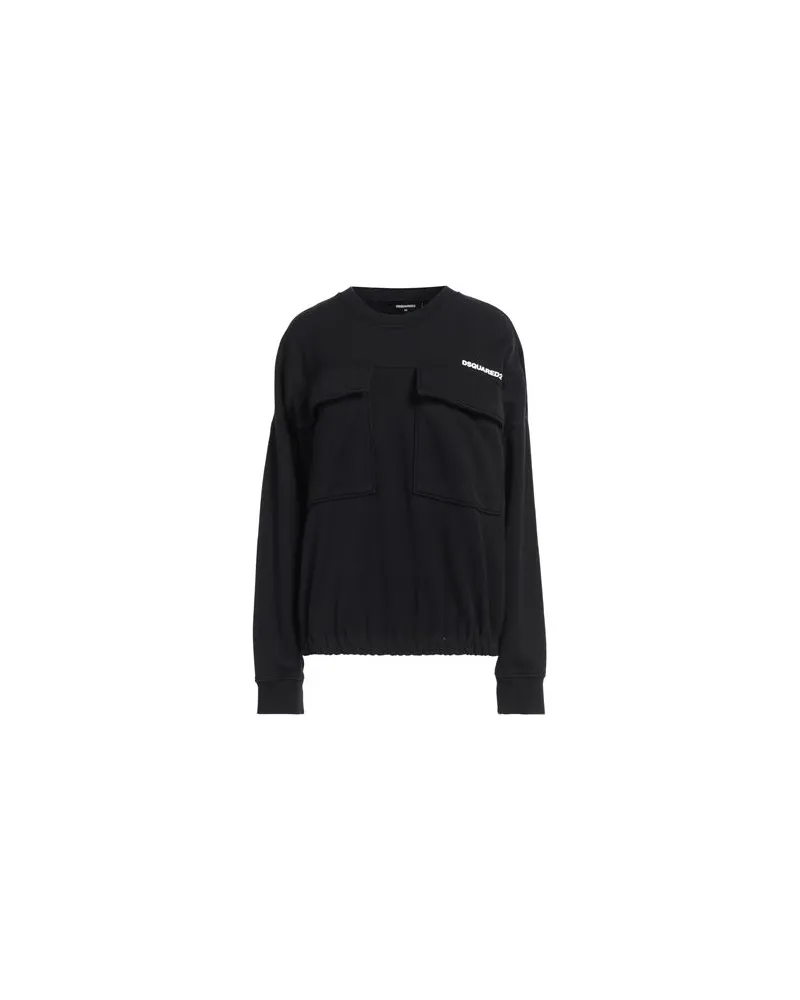 Dsquared2 TOPS - Sweatshirtsauf YOOX.COM Schwarz