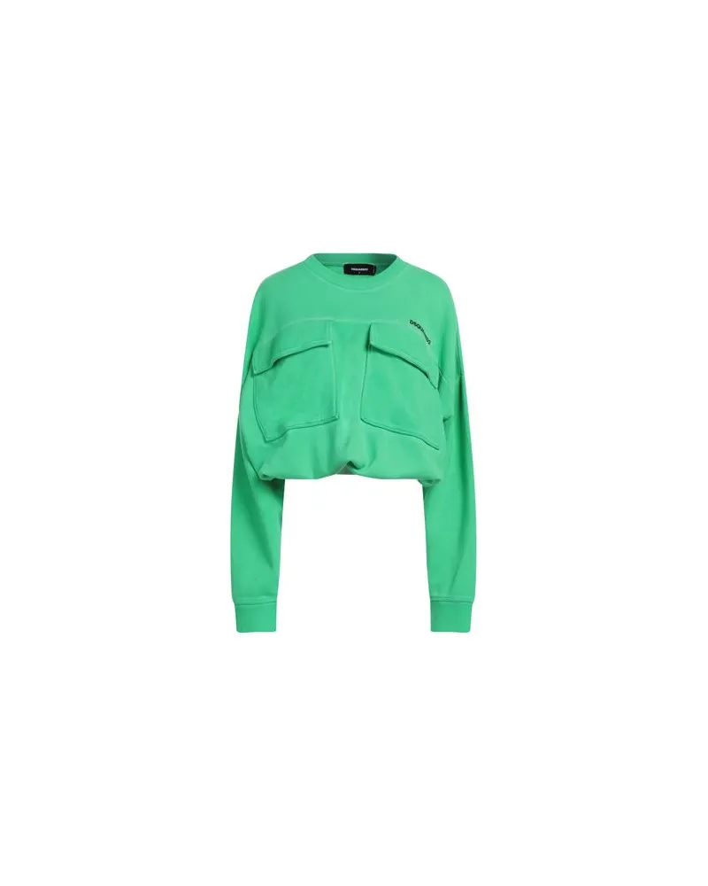 Dsquared2 TOPS - Sweatshirtsauf YOOX.COM Grün