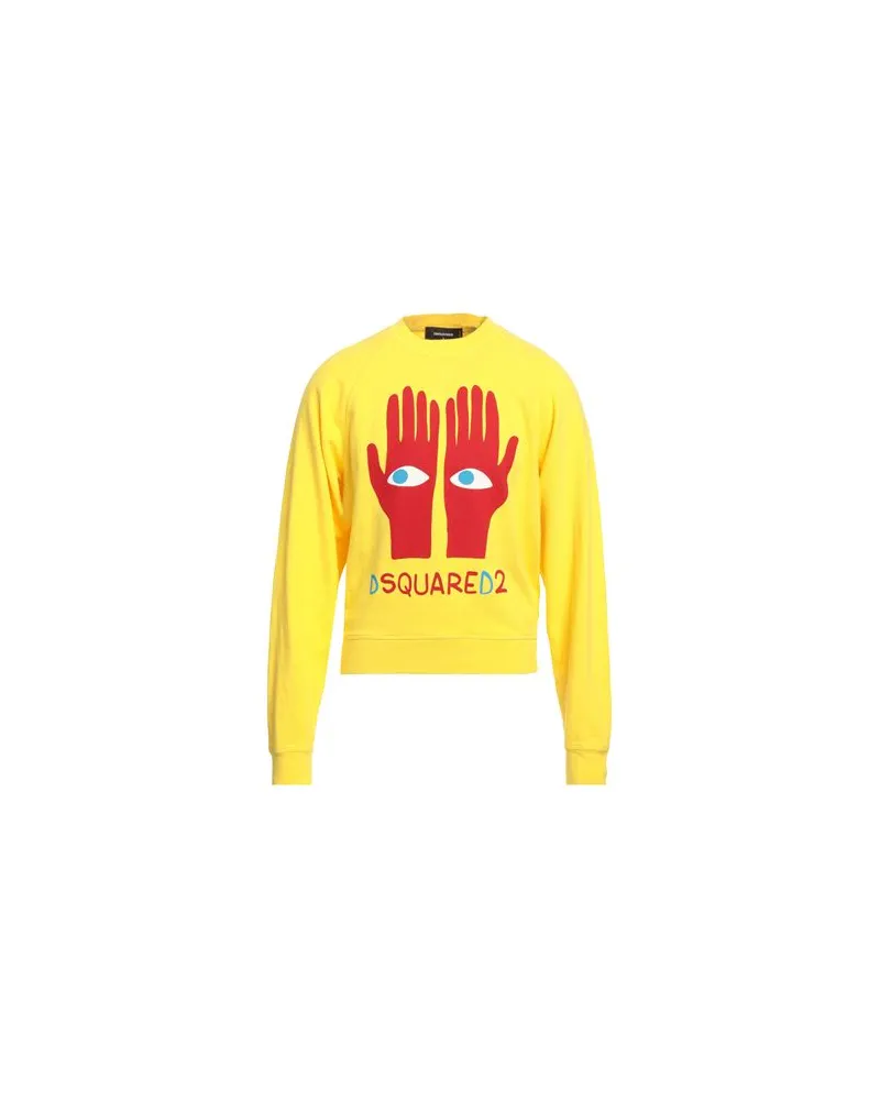 Dsquared2 TOPS - Sweatshirtsauf YOOX.COM Gelb
