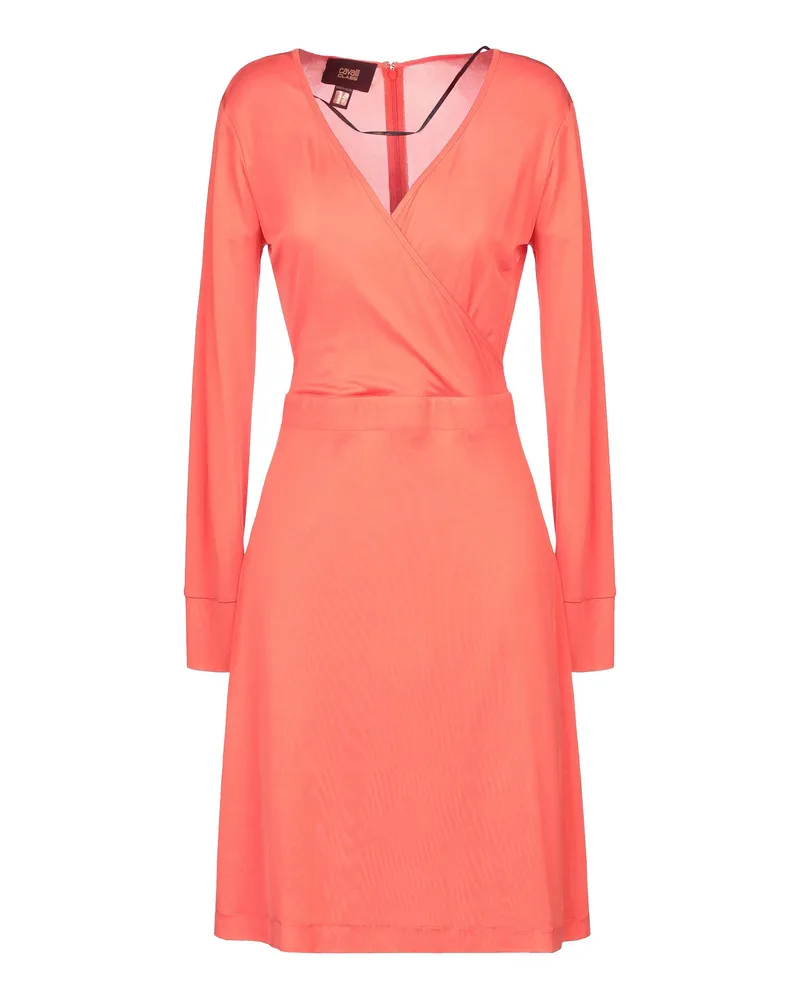 Roberto Cavalli Midi-Kleid Orange