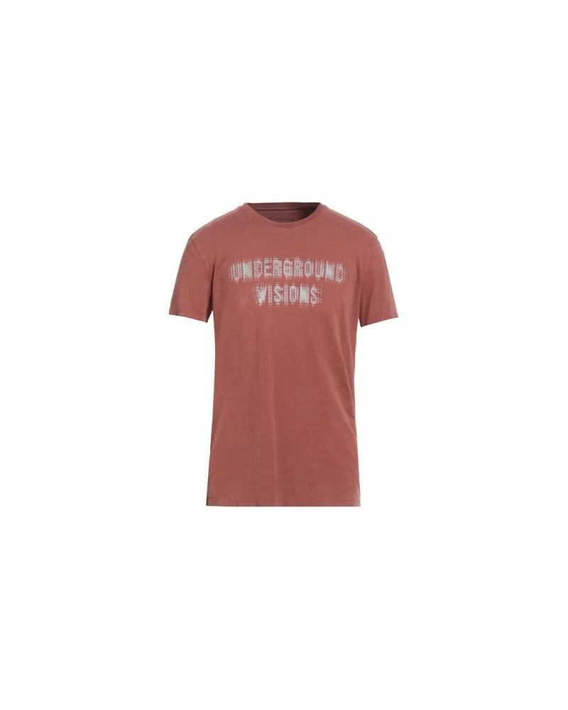 John Varvatos TOPS - T-shirtsauf YOOX.COM Rostrot
