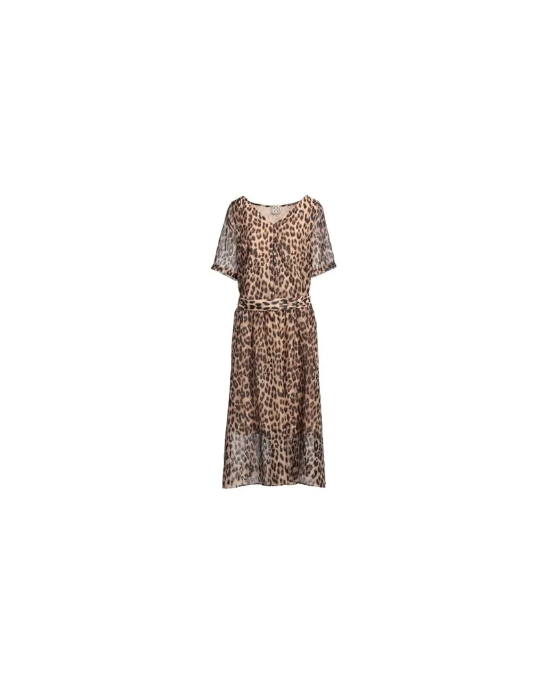 DOUUOD KLEIDER - Midi-Kleiderauf YOOX.COM Sand