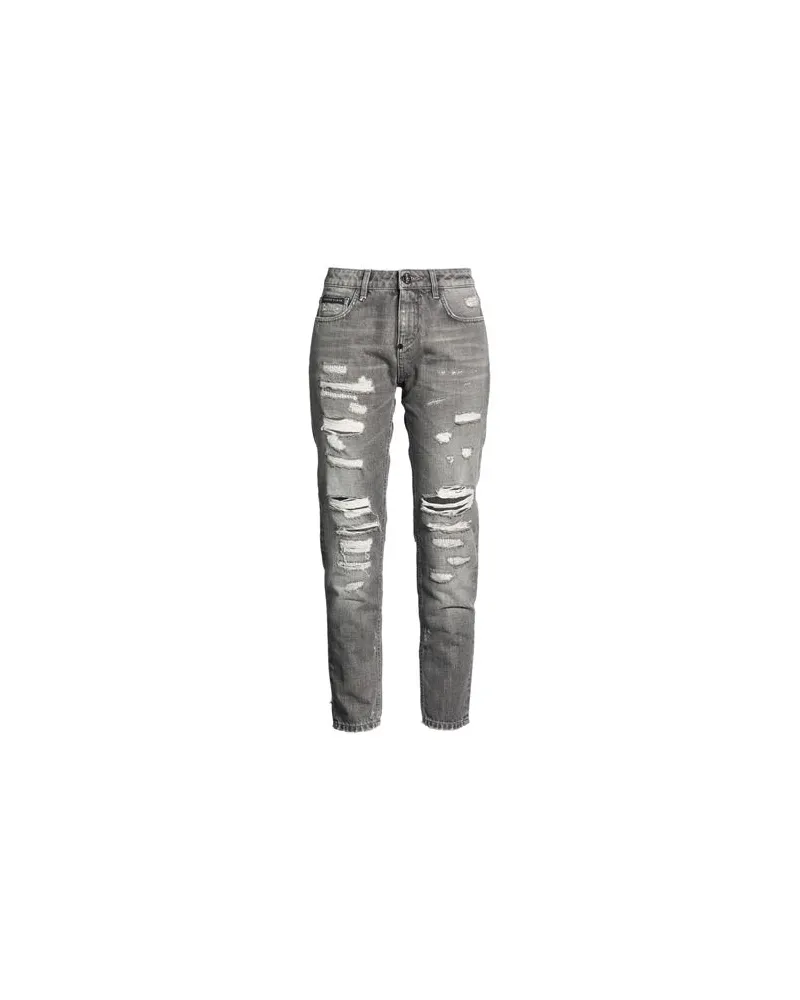 Philipp Plein HOSEN & RÖCKE - Jeanshosenauf YOOX.COM Schwarz