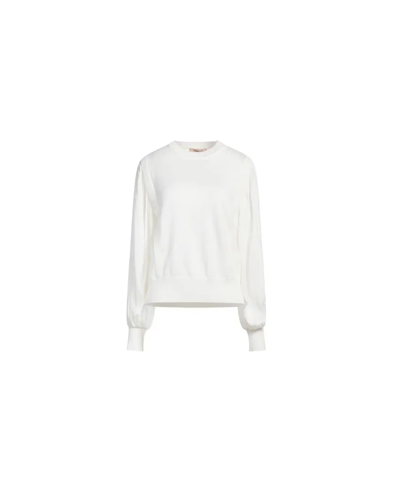 Twin-Set STRICKWAREN - Pulloverauf YOOX.COM Weiß