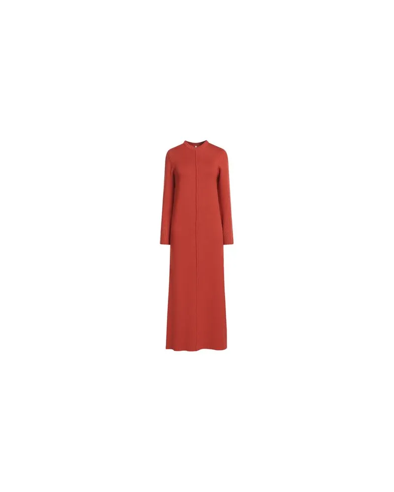 Liviana Conti KLEIDER - Maxi-Kleiderauf YOOX.COM Rostrot
