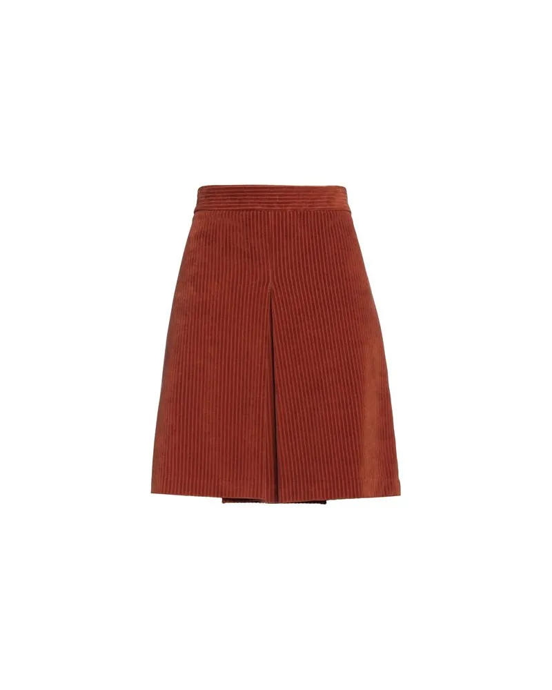 CIRCOLO 1901 HOSEN & RÖCKE - Miniröckeauf YOOX.COM Rostrot