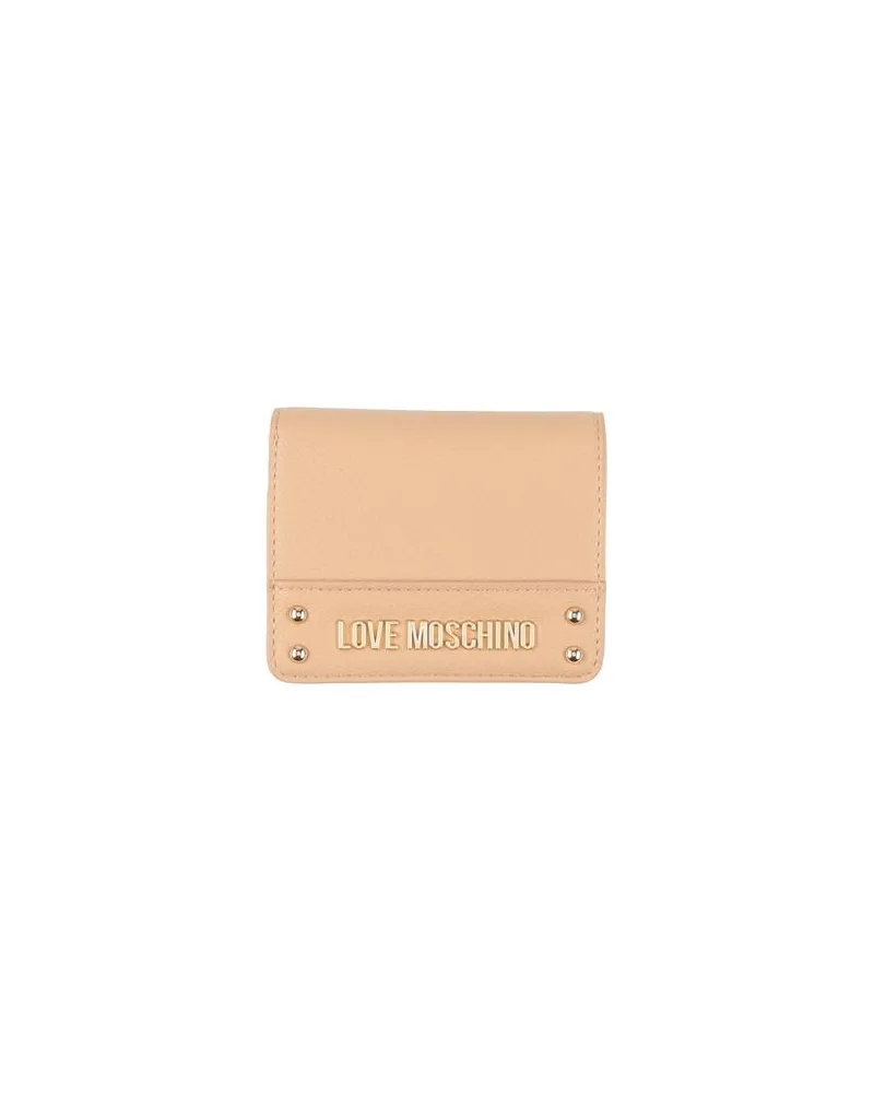Moschino Kleinlederwaren - Brieftaschenauf YOOX.COM Beige