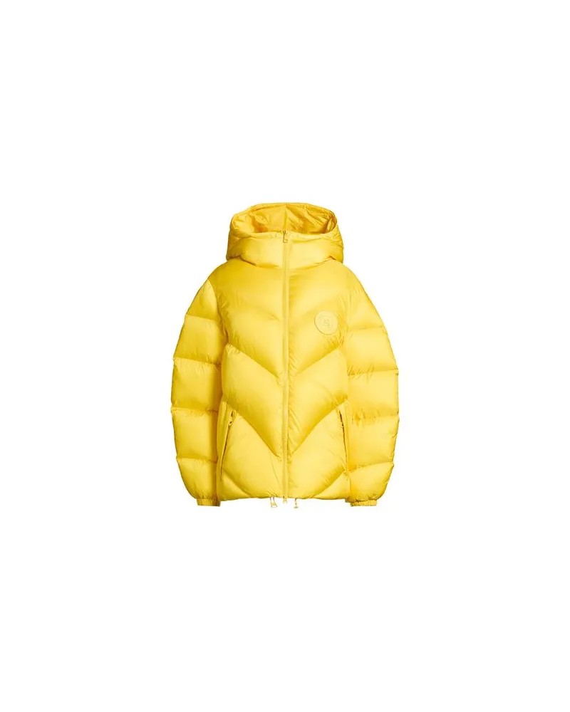 Elisabetta Franchi JACKEN & MÄNTEL - Pufferjacken & Daunenjackenauf YOOX.COM Gelb