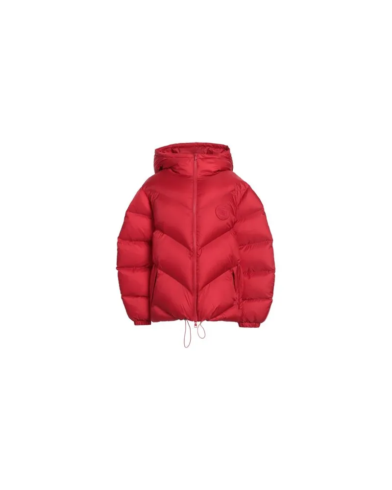 Elisabetta Franchi JACKEN & MÄNTEL - Pufferjacken & Daunenjackenauf YOOX.COM Rot