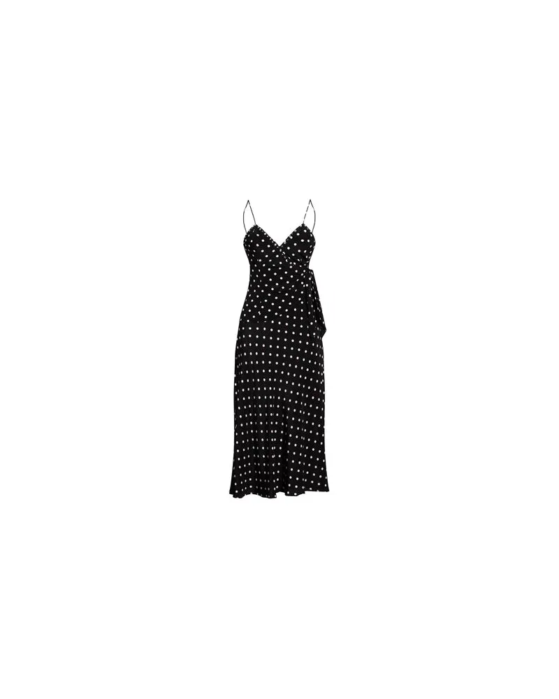 Alessandra Rich KLEIDER - Midi-Kleiderauf YOOX.COM Schwarz