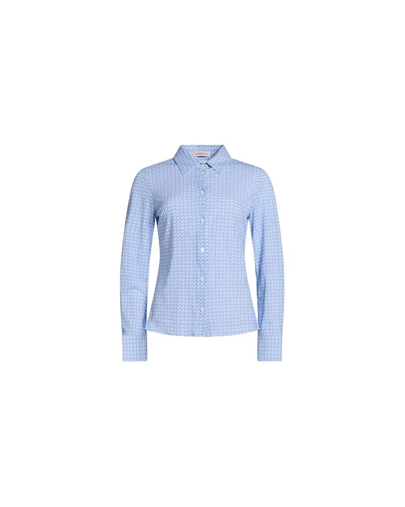 Camicettasnob TOPS - Hemdenauf YOOX.COM Himmelblau