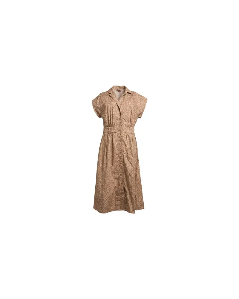 Twin-Set KLEIDER - Midi-Kleiderauf YOOX.COM Beige