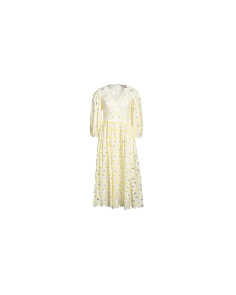 RED Valentino KLEIDER - Midi-Kleiderauf YOOX.COM Gelb