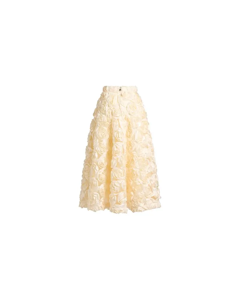 ROTATE Birger Christensen HOSEN & RÖCKE - Midi-Röckeauf YOOX.COM Cremeweiß