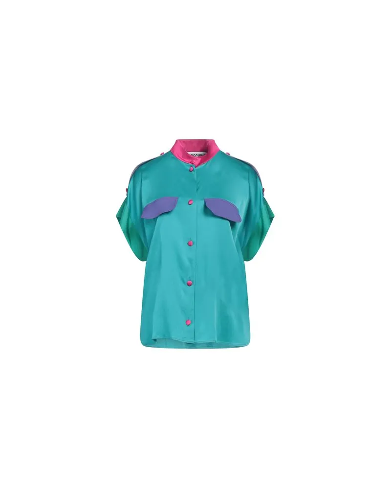 Moschino TOPS - Hemdenauf YOOX.COM Tūrkis
