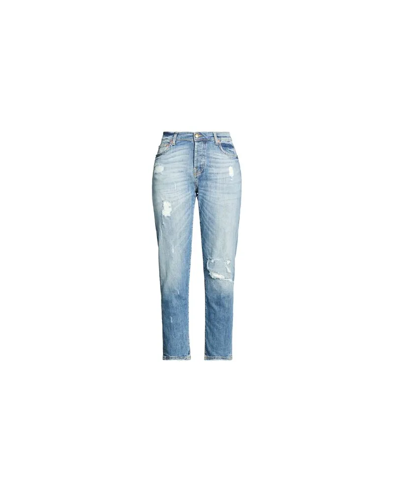 Roy Roger's HOSEN & RÖCKE - Jeanshosenauf YOOX.COM Blau