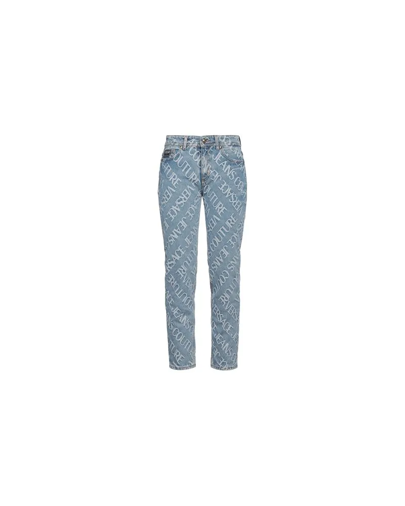 Versace Jeans HOSEN & RÖCKE - Jeanshosenauf YOOX.COM Blau