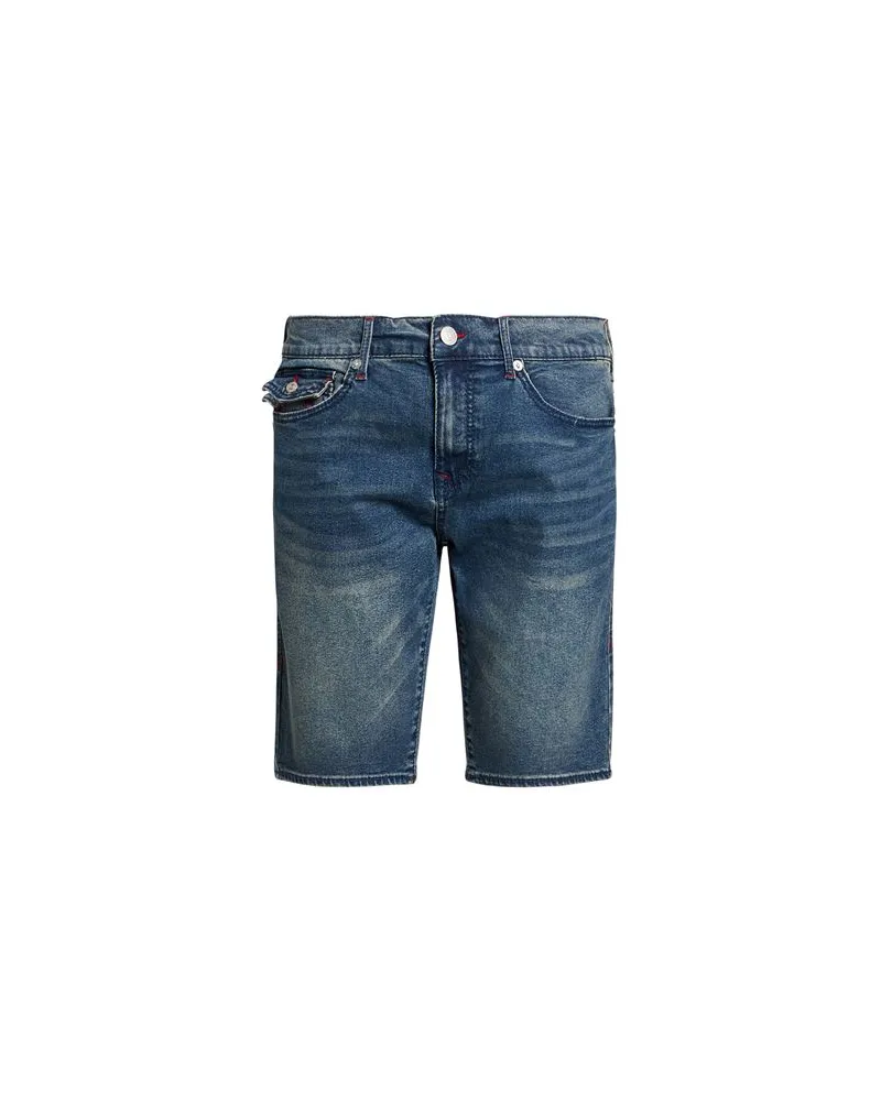 True Religion HOSEN & RÖCKE - Jeansshortsauf YOOX.COM Blau
