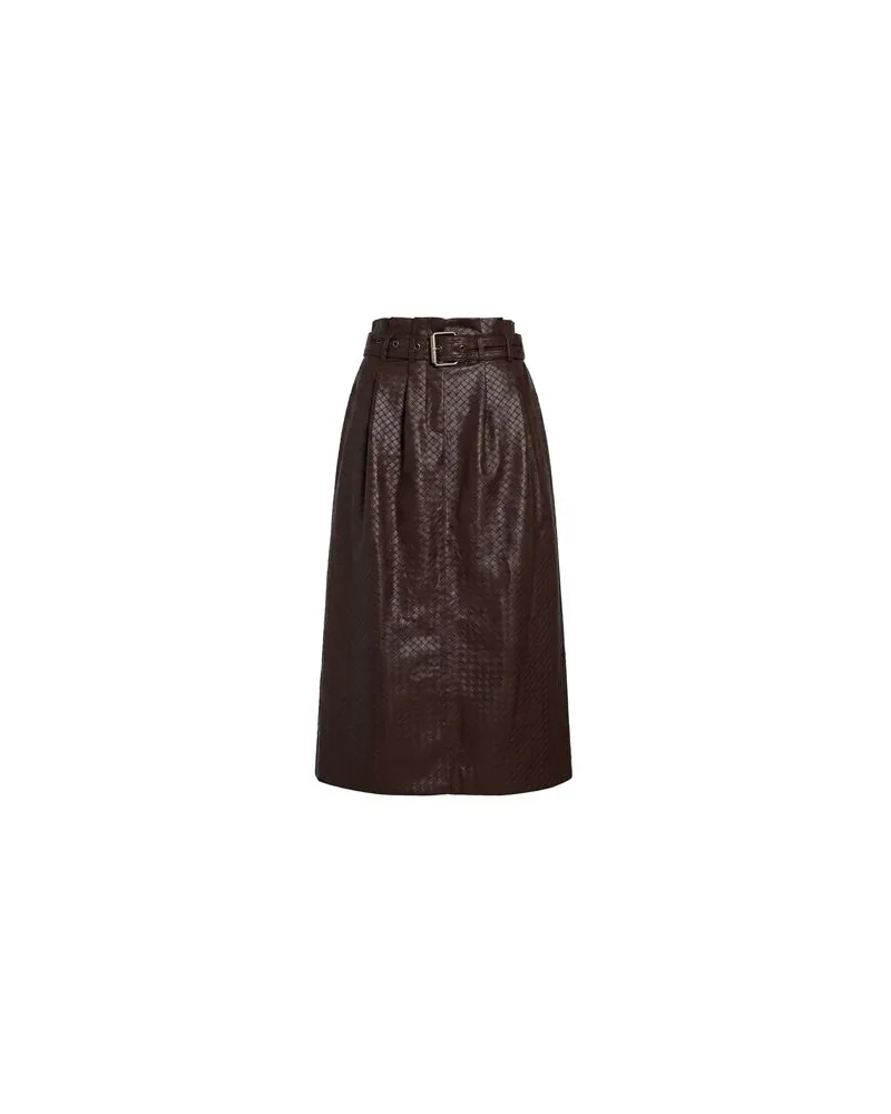 ROTATE Birger Christensen HOSEN & RÖCKE - Maxi-Röckeauf YOOX.COM Dunkelbraun