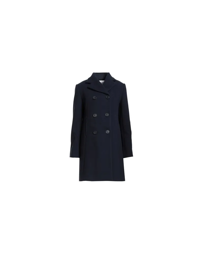 Kitsuné JACKEN & MÄNTEL - Mäntelauf YOOX.COM Marineblau