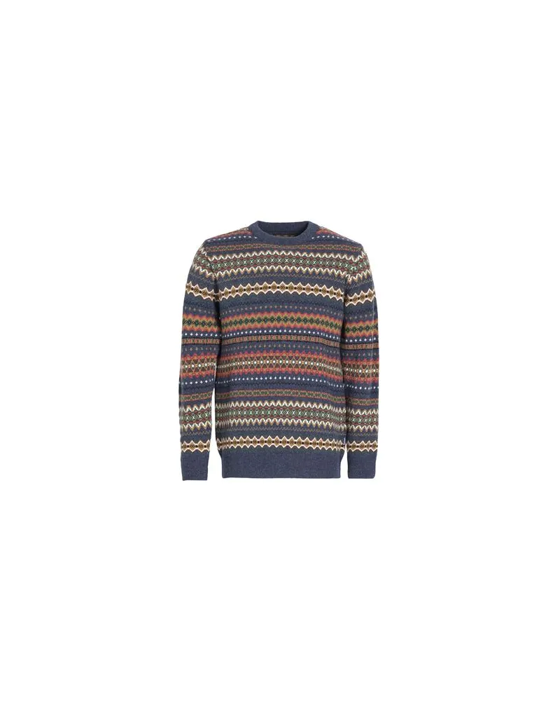 Barbour Case Fairisle Crew  - STRICKWAREN - Pulloverauf YOOX.COM Nachtblau