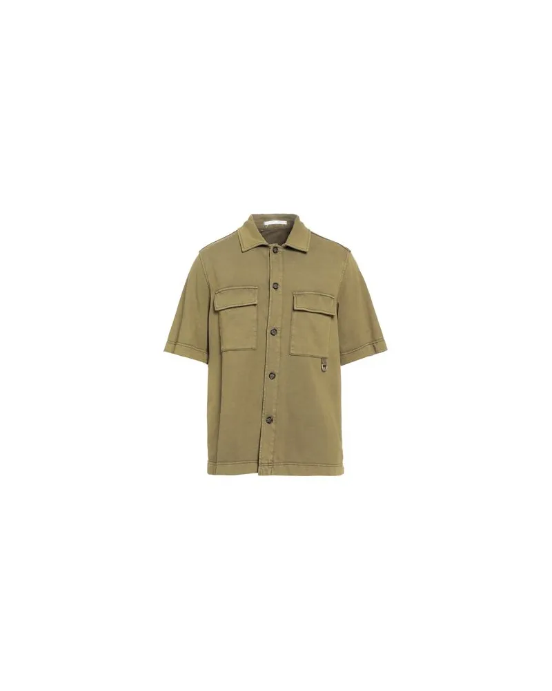 Paolo Pecora Milano TOPS - Hemdenauf YOOX.COM Militärgrün