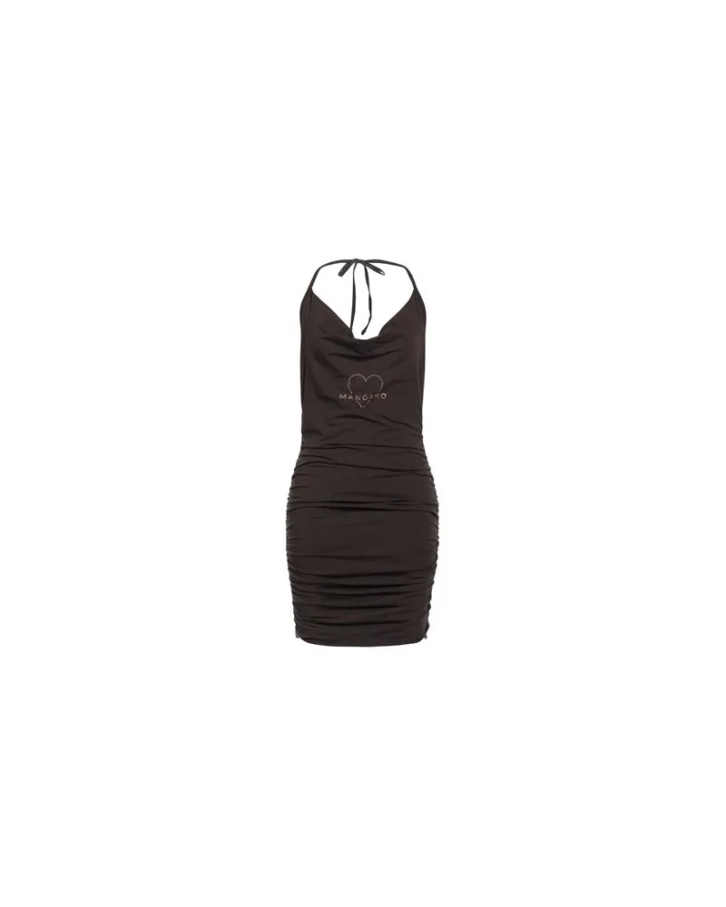 Mangano KLEIDER - Mini-Kleiderauf YOOX.COM Dunkelbraun