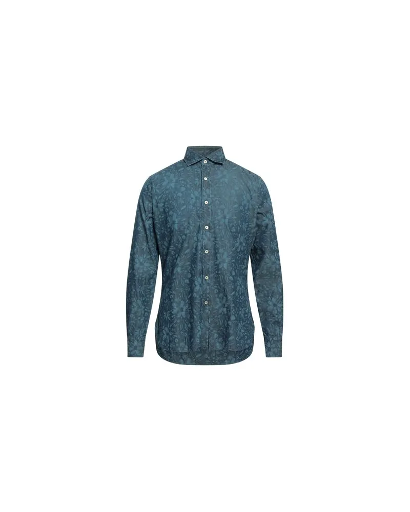 Alessandro Gherardi TOPS - Jeanshemdenauf YOOX.COM Blau