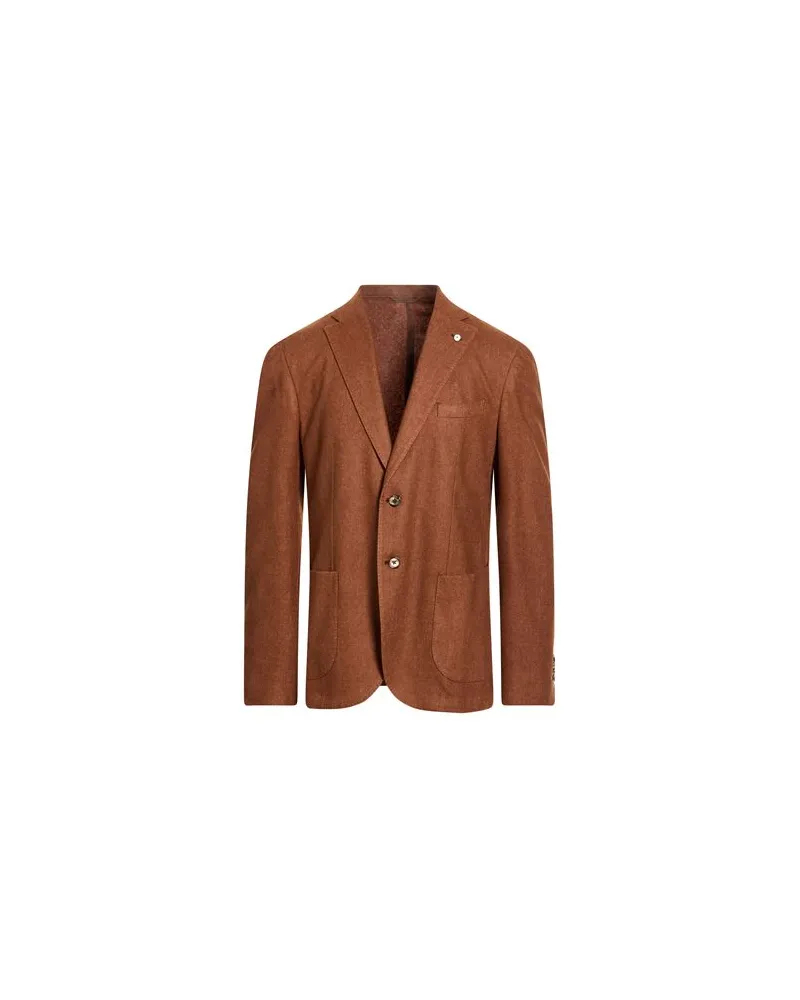 Luigi Bianchi Mantova ANZÜGE und CO-ORDS - Blazersauf YOOX.COM Braun