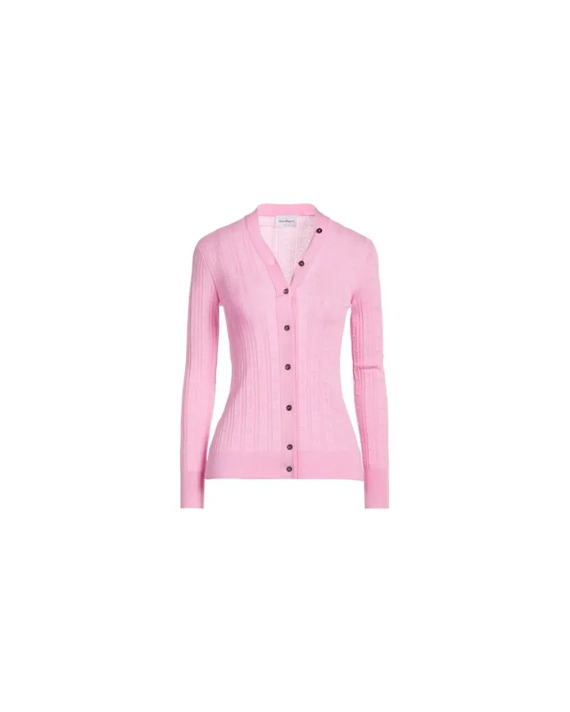 Ferragamo STRICKWAREN - Strickjackenauf YOOX.COM Rosa
