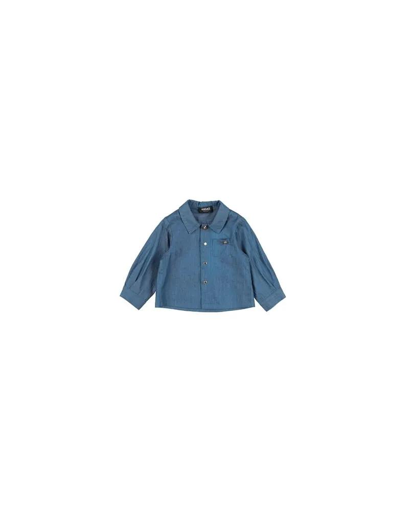 Versace TOPS - Jeanshemdenauf YOOX.COM Blau