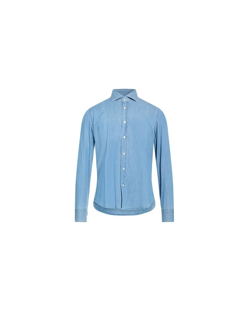 Caliban TOPS - Jeanshemdenauf YOOX.COM Blau